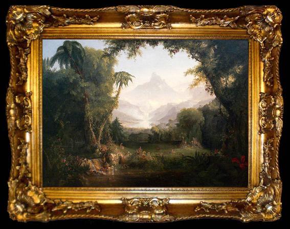 framed  Thomas Cole The Garden of Eden, ta009-2